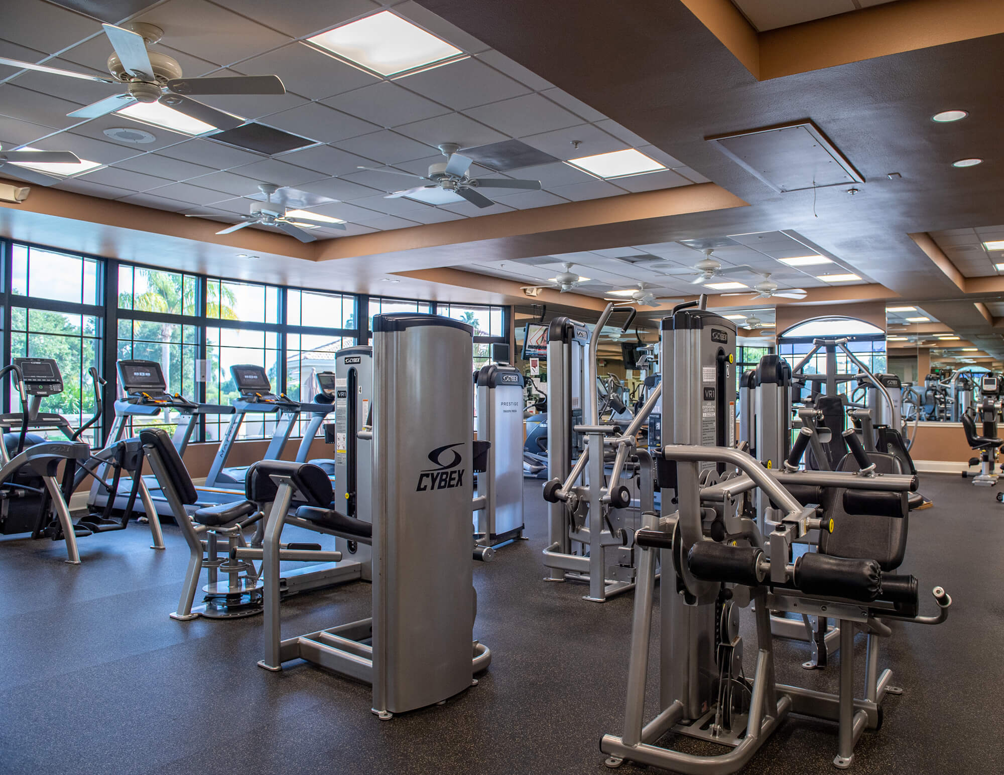 the fitness center