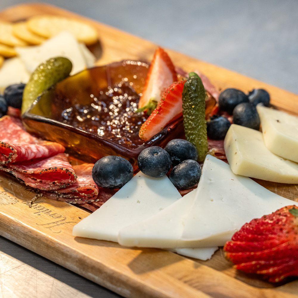 A plated entrée at Heritage Oaks