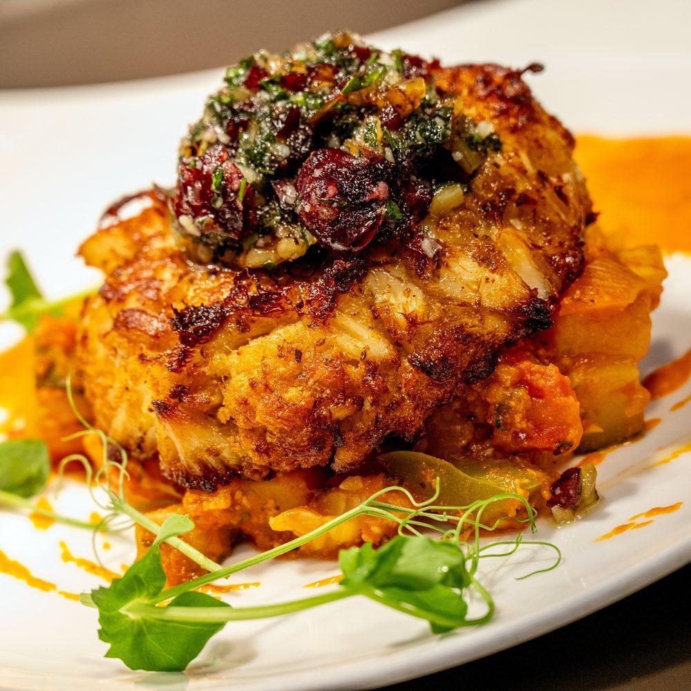 A chef-prepared dish